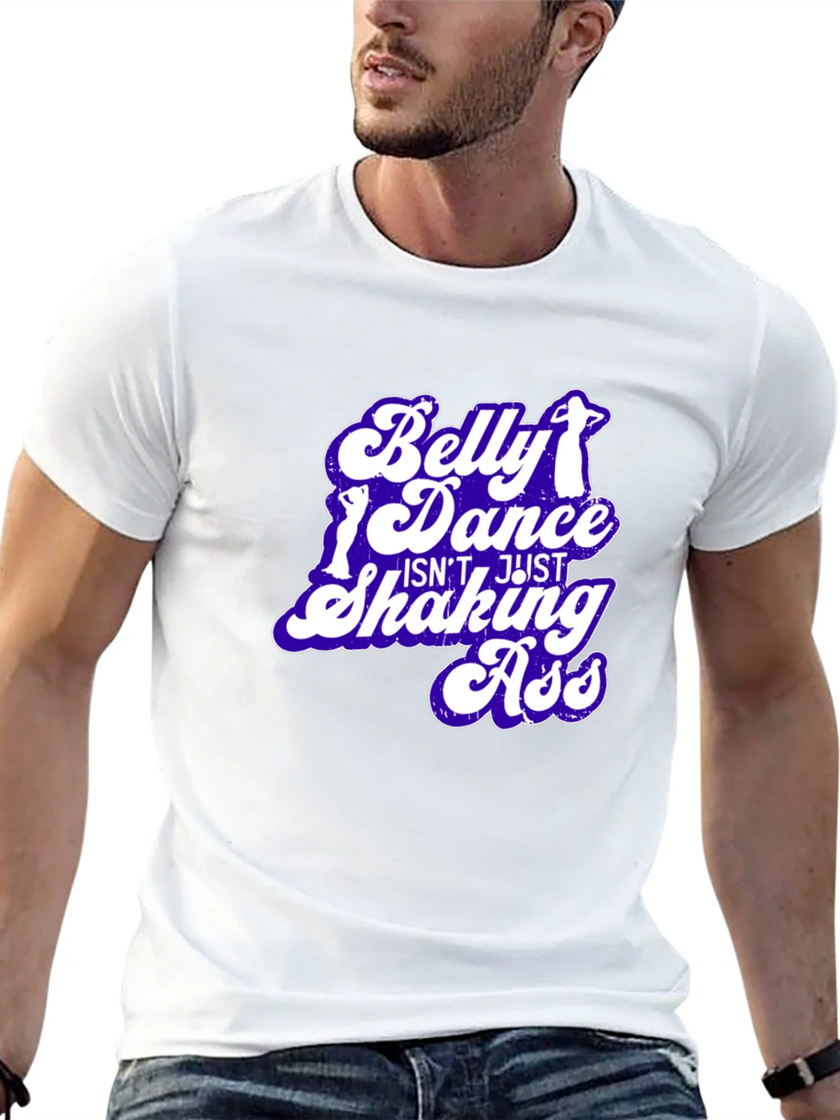 Belly Dance T-Shirt - Not Just Shaking Ass - Funny Tee product image 4