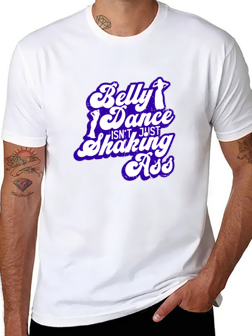 Belly Dance T-Shirt - Not Just Shaking Ass - Funny Tee product image 10