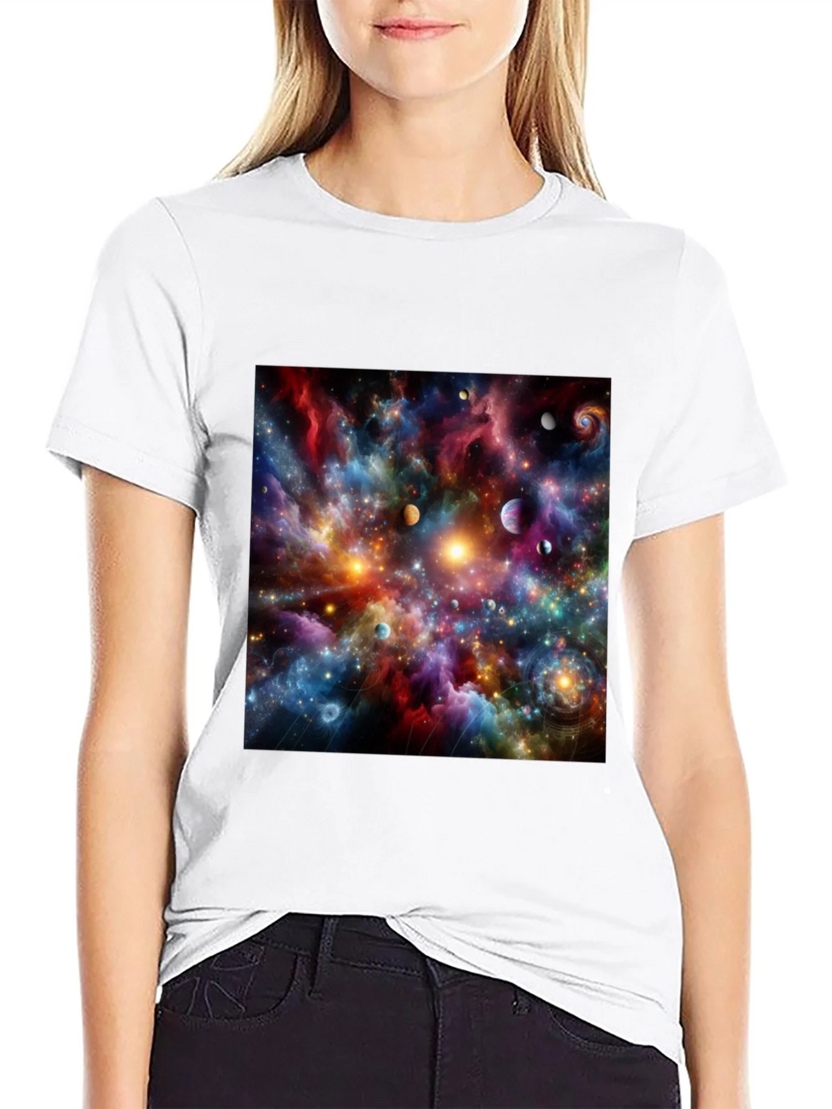 Cosmic Nebula Graphic T-Shirt product image 11