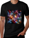Cosmic Nebula Graphic T-Shirt product image 1