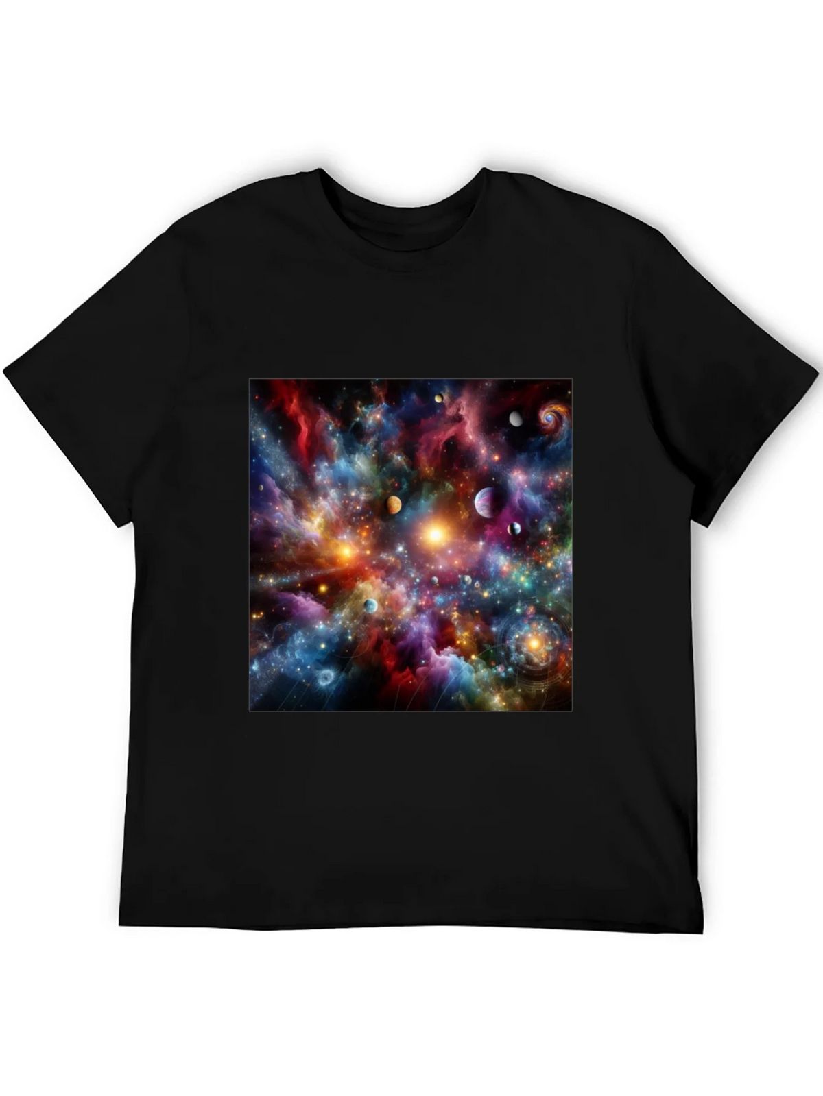 Cosmic Nebula Graphic T-Shirt product image 8