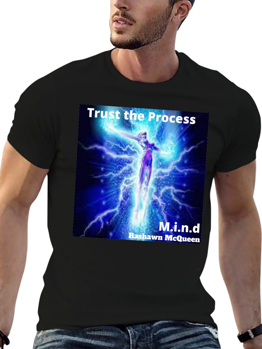 Trust the Process Graphic Black Tee product image 9