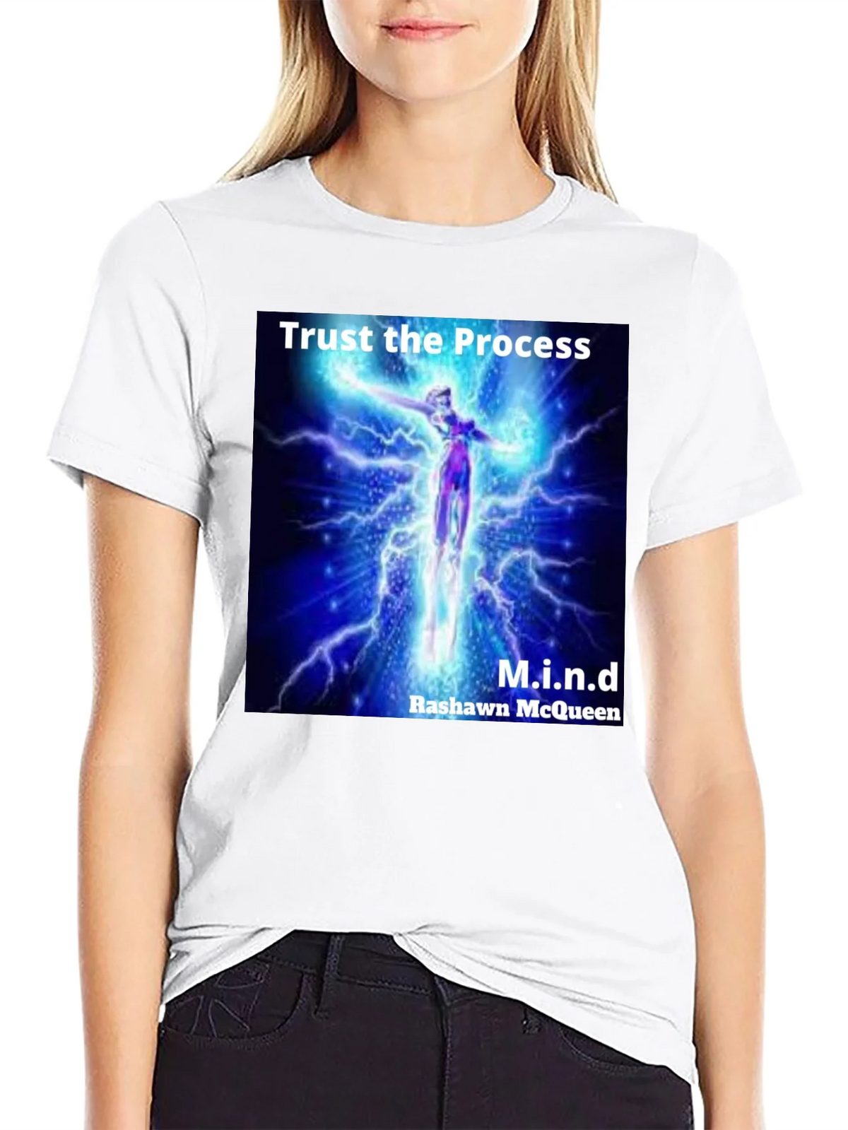 Trust the Process Graphic Black Tee product image 11