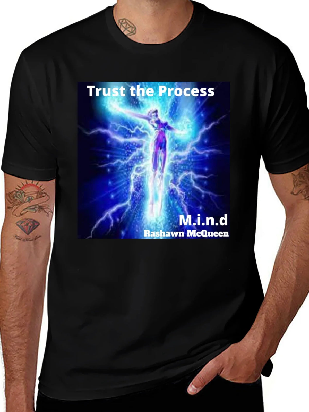 Trust the Process Graphic Black Tee product image 1
