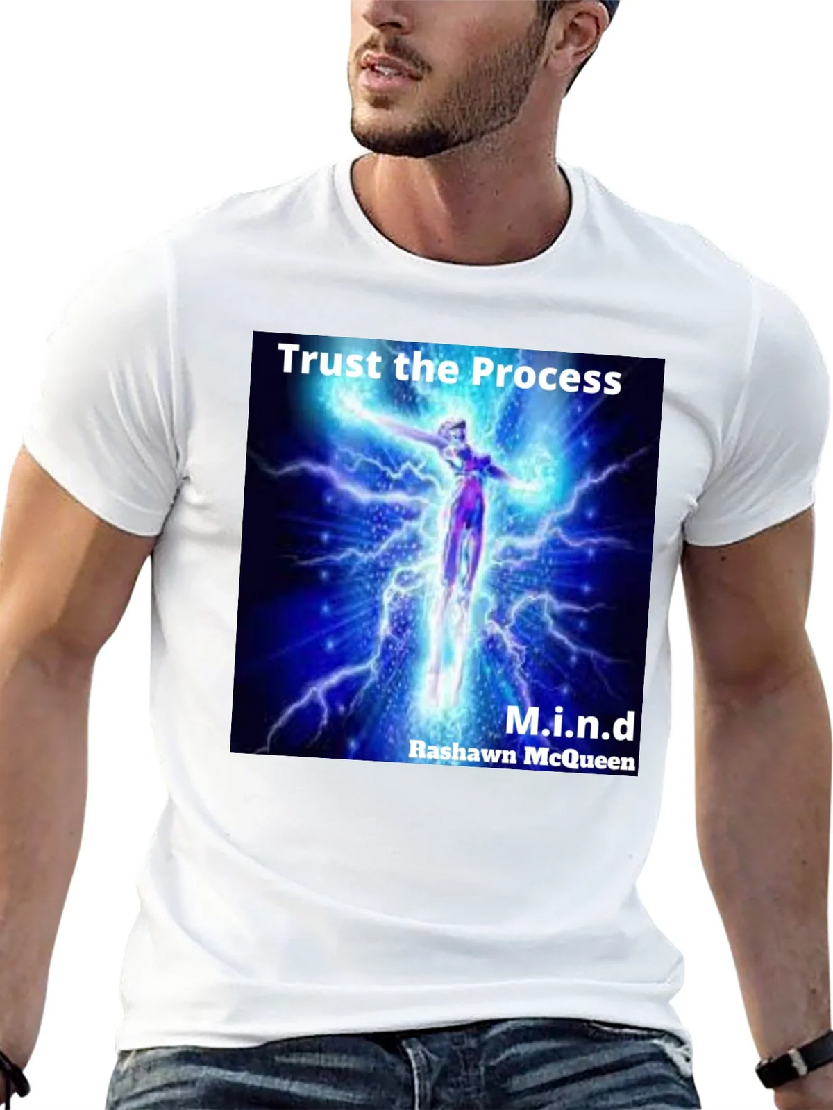 Trust the Process Graphic Black Tee product image 4