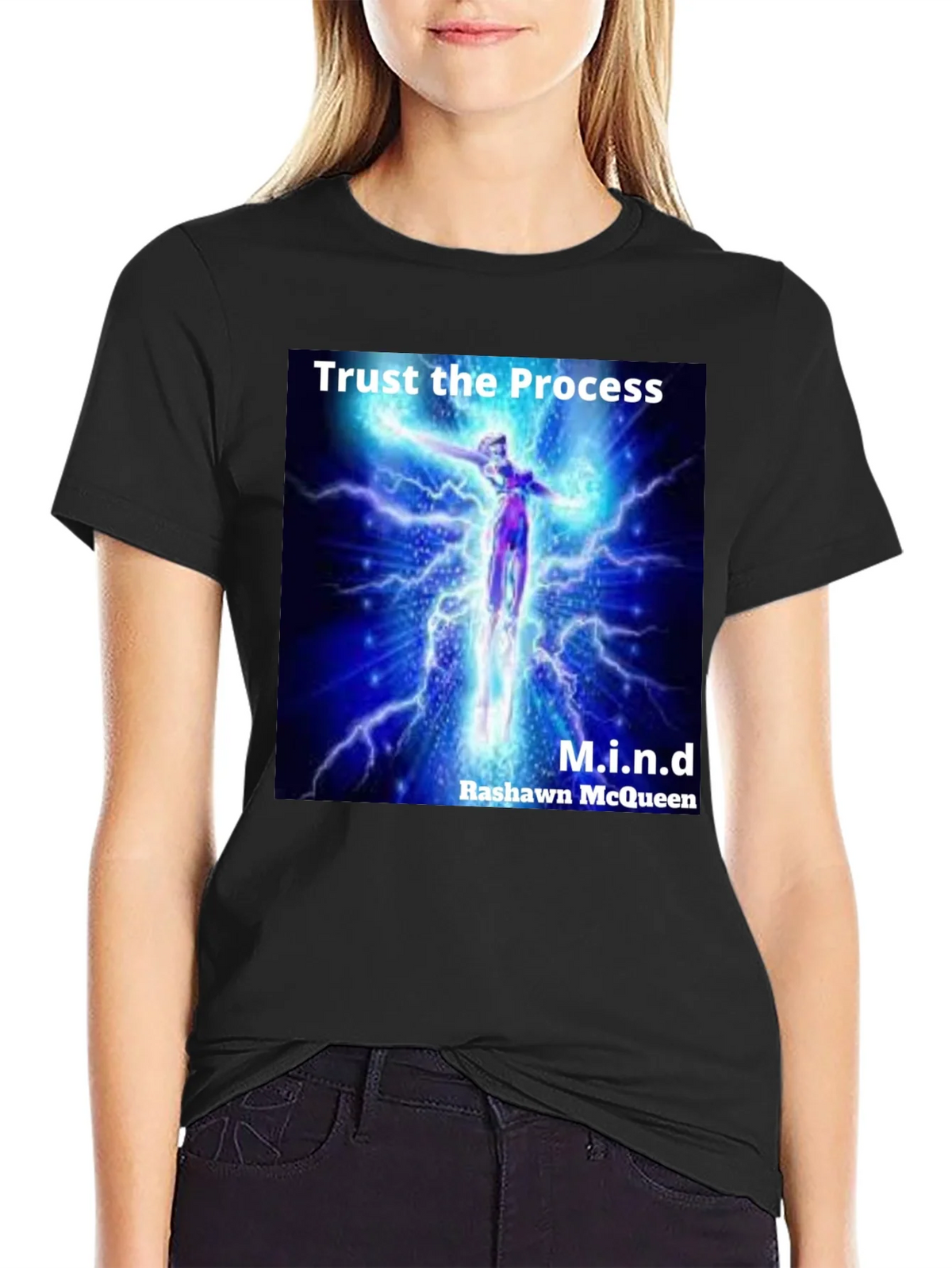Trust the Process Graphic Black Tee product image 5