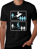 Snowmobile and Ski Equation T-Shirt product image 1