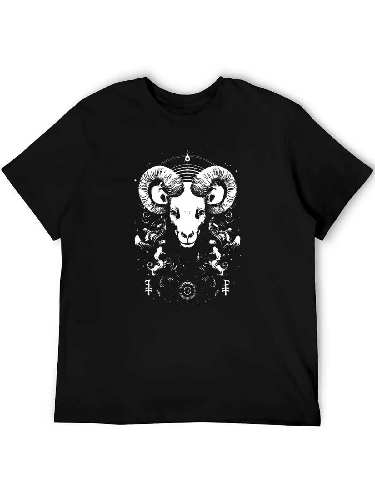 Ram Graphic Tee - Black Cotton T-Shirt product image 8