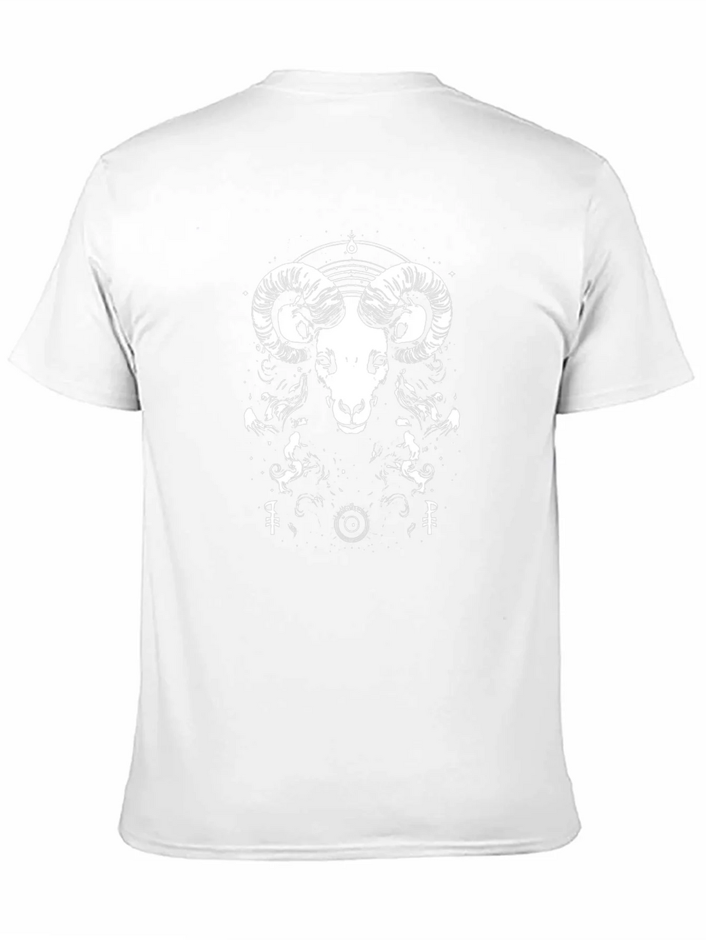 Ram Graphic Tee - Black Cotton T-Shirt product image 2