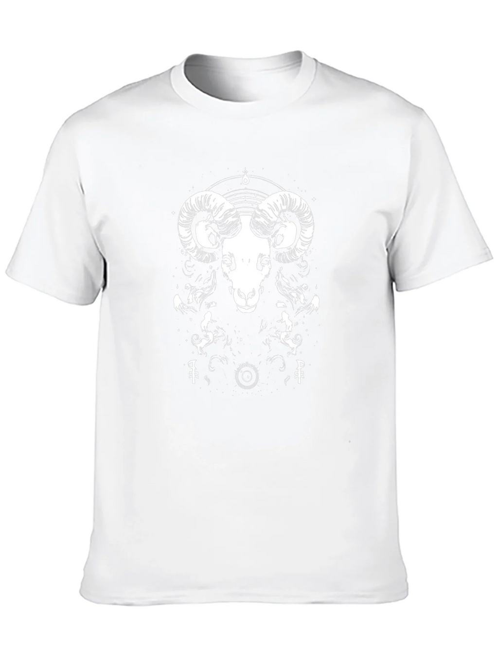 Ram Graphic Tee - Black Cotton T-Shirt product image 12